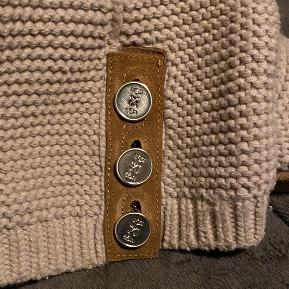 UGG Brown Suede and knit Boots - Picture 5 of 5